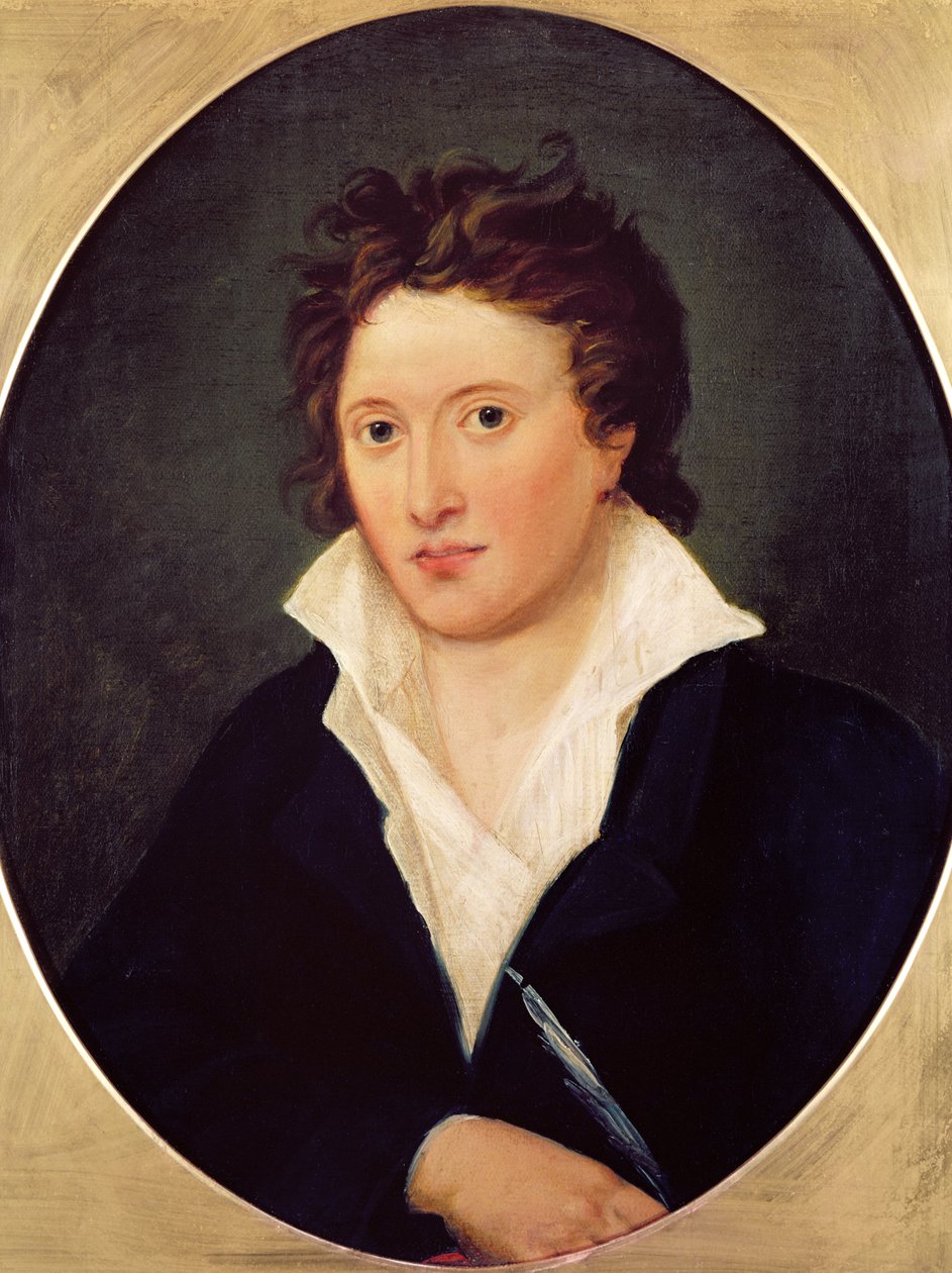 Retrato de Percy Bysshe Shelley, 1819 de Amelia Curran