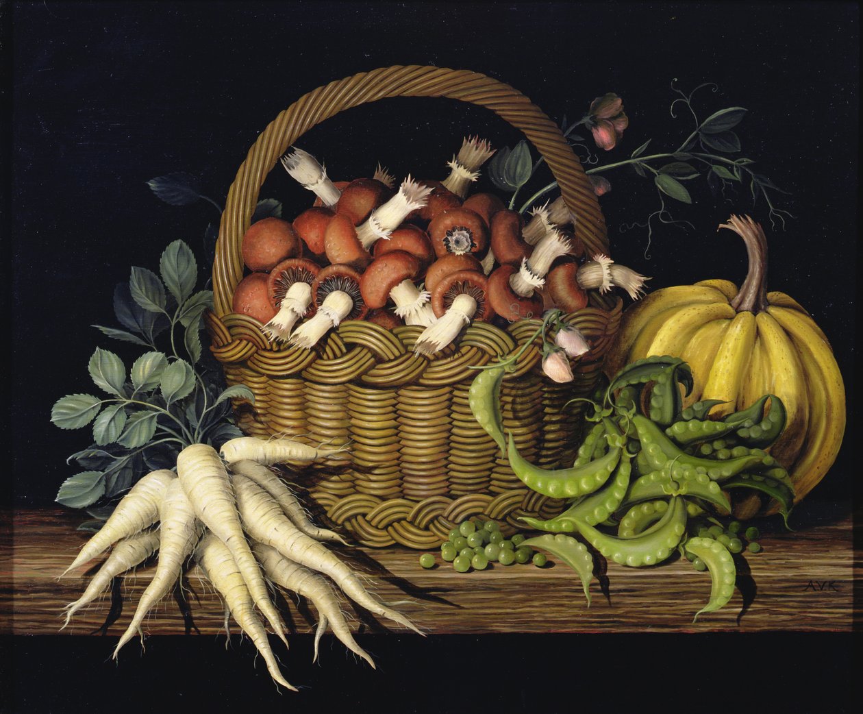 Cesta de cogumelos, 1997 de Amelia Kleiser