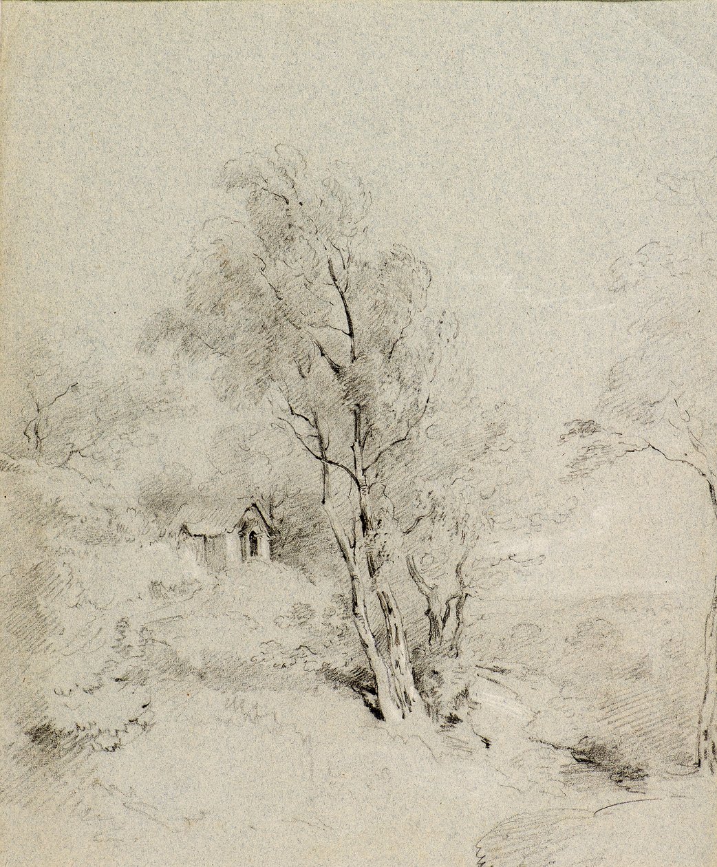 Sem título, c.1805 (lápis) de Amelia Long