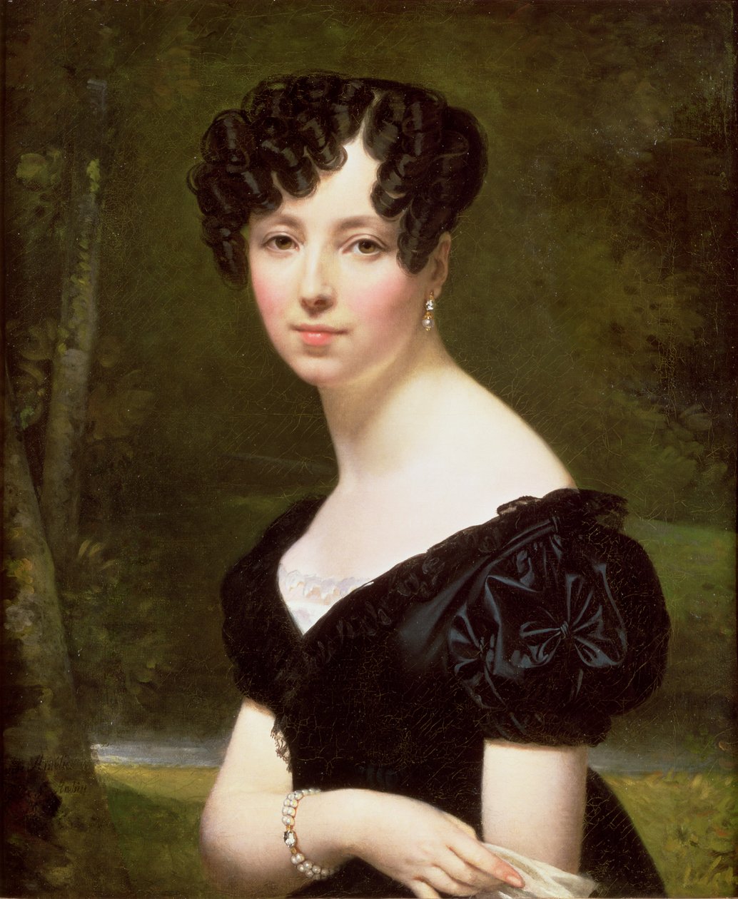 Portrait of Baroness Pontalba, 1841 de Amelie Legrand de St. Aubin