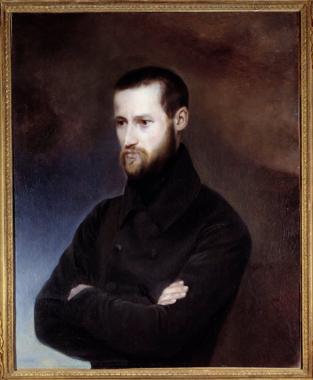 Retrato de Louis Auguste (Louis-Auguste) Blanqui (1805-1881), político. Pintura de Amélie Suzanne Serre (1814-1841) de Amélie Suzanne Serre