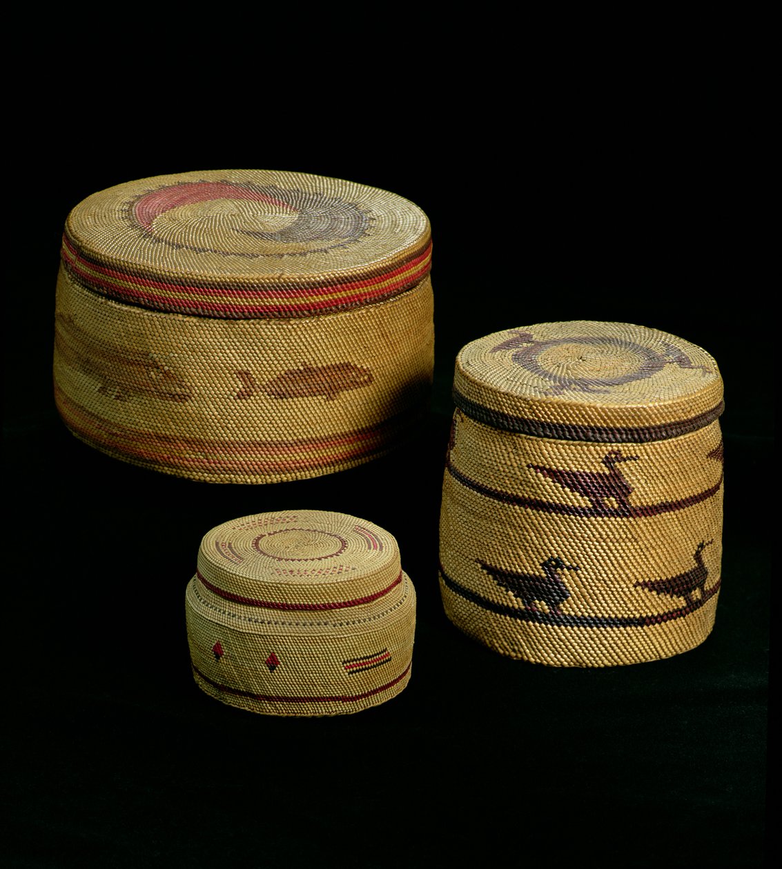 Três cestas, Nootka Culture de American