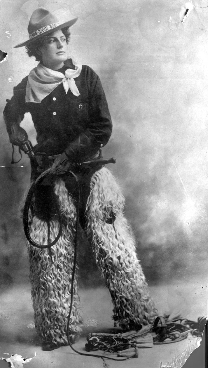 Adele Voughle, vaqueira, c.1880-1900 de American Photographer