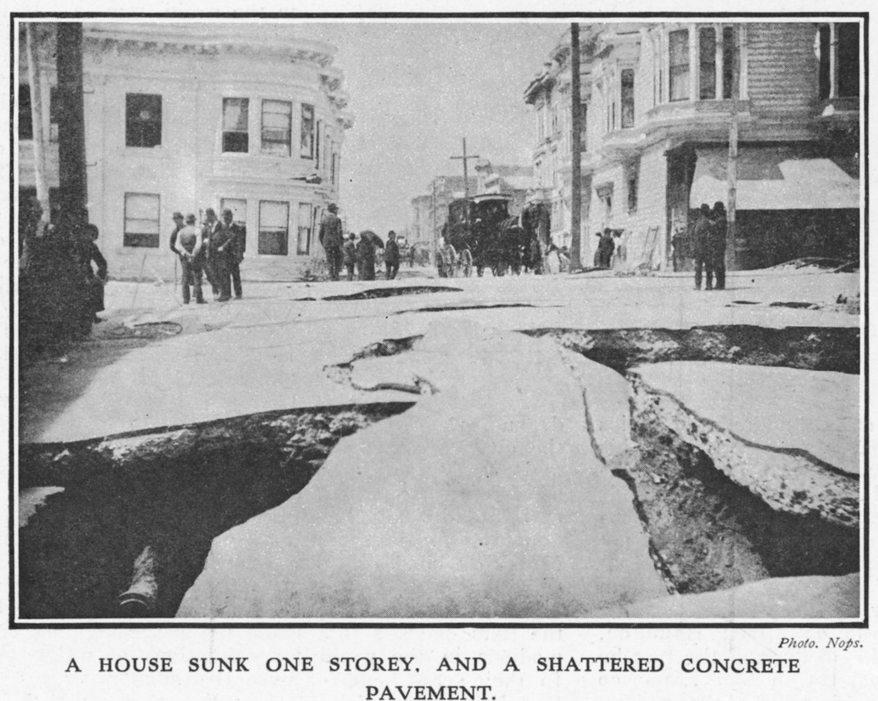 Rescaldo do terremoto de 1906 em San Francisco, 1906 de American Photographer
