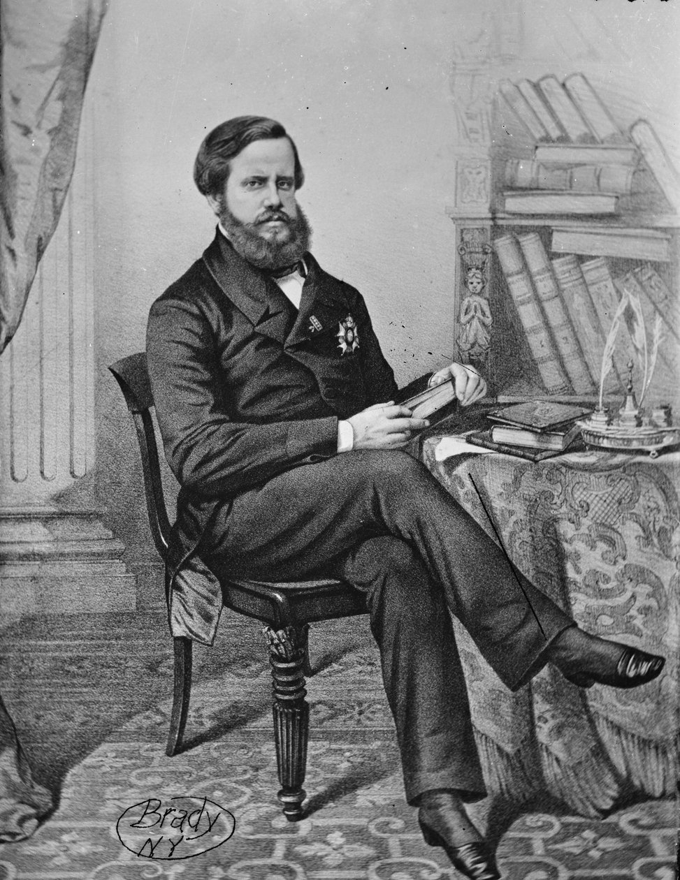 Dom Pedro II, Imperador do Brasil, 1855-65 de American Photographer