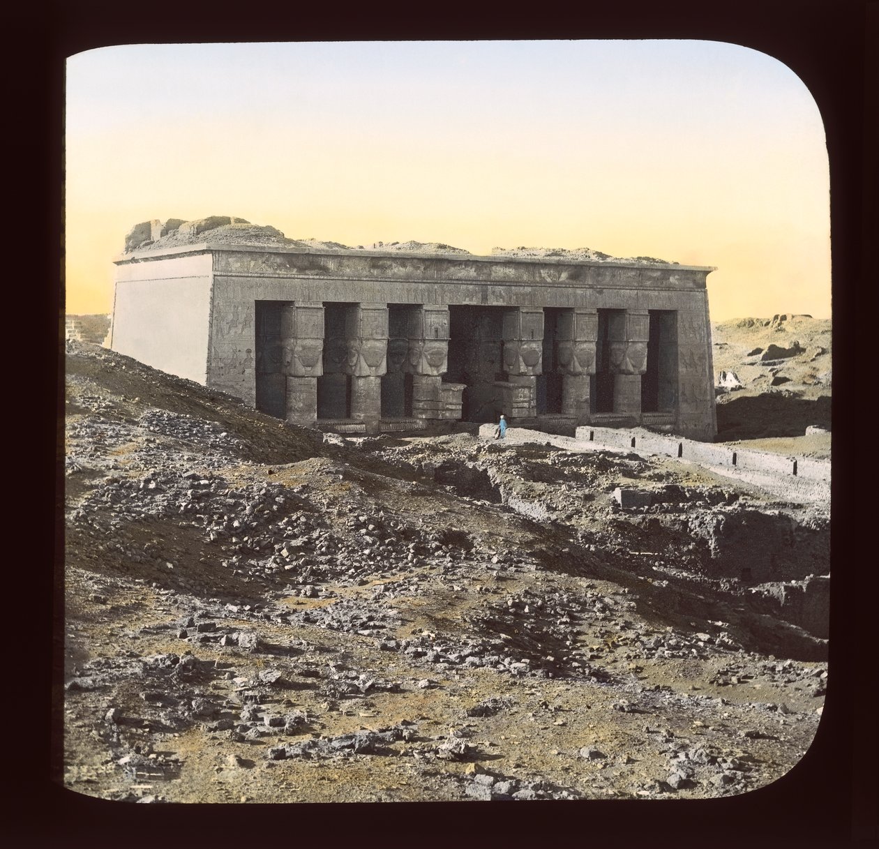 Egito - Denderah (slide de lanterna) de American Photographer