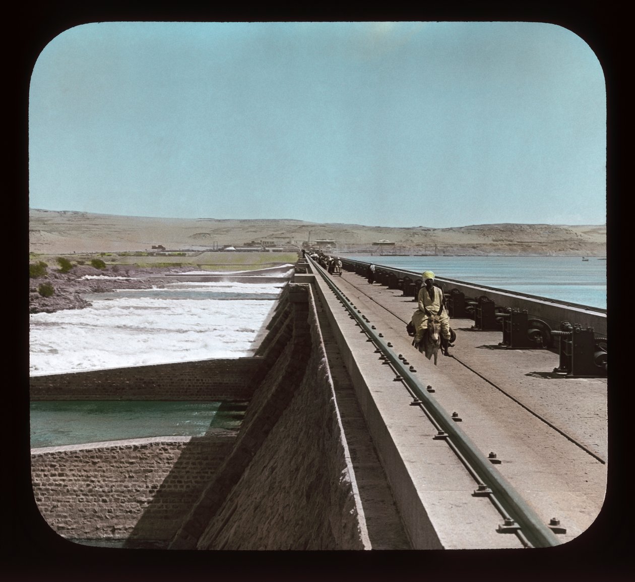 Egito - Great Nile Dam, na primeira catarata (slide lanterna) de American Photographer
