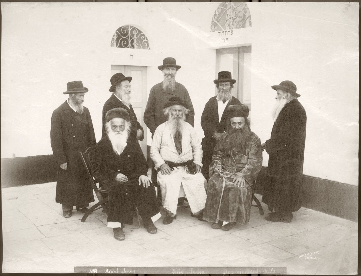 Judeus Europeus Idosos, c.1898-1911 de American Photographer