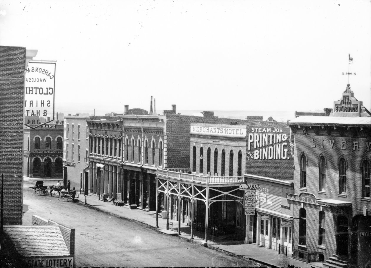 Fifteenth Street olhando para Blake, c.1880-89 de American Photographer