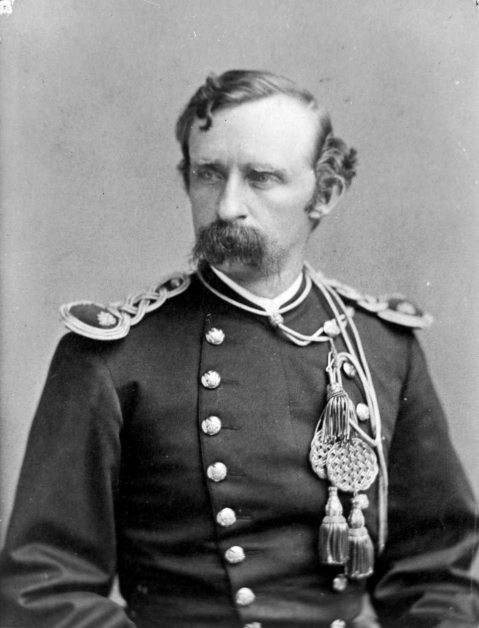 General George A. Custer, de uniforme, busto de American Photographer