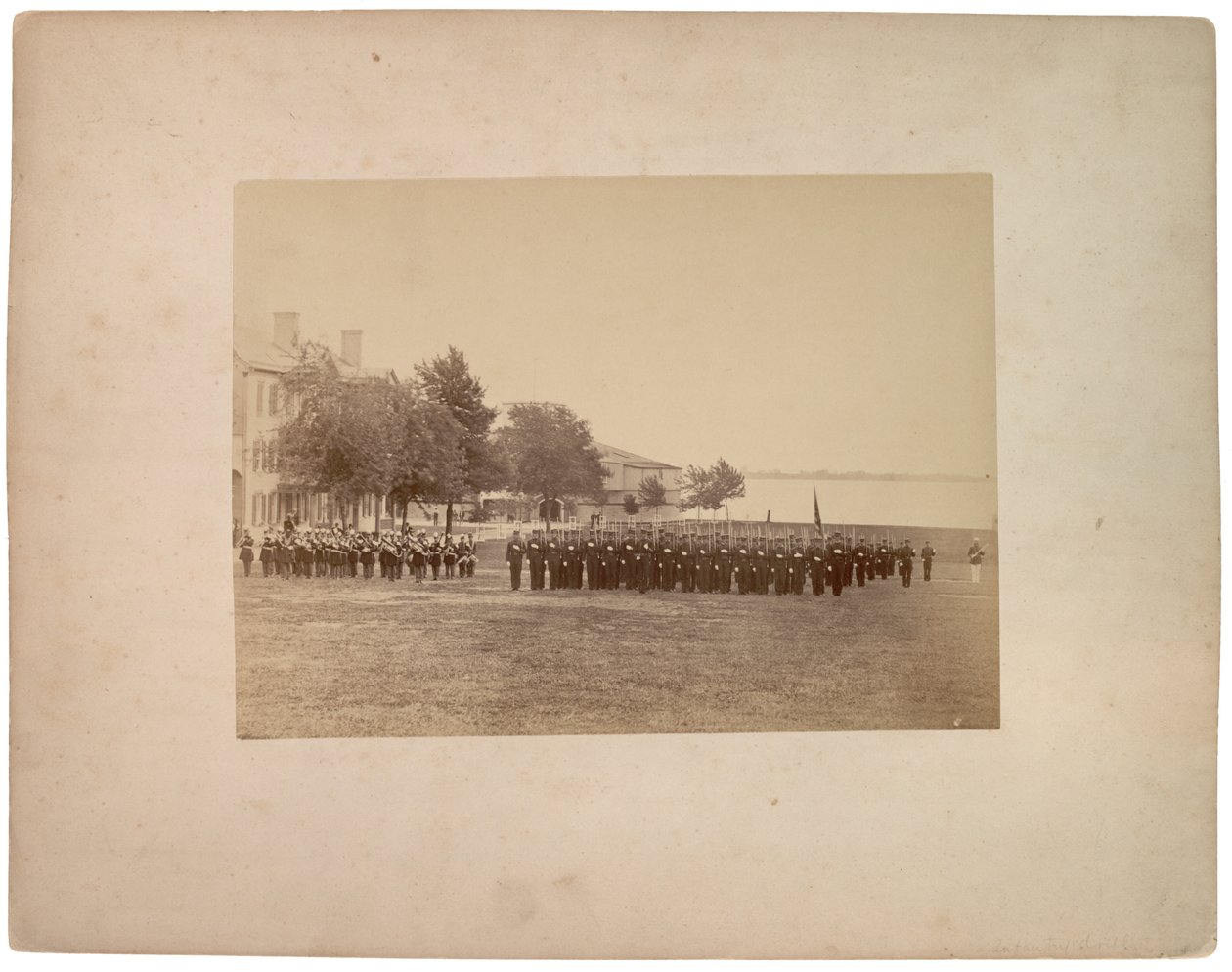 Broca de infantaria, c.1870 (foto sépia) de American Photographer