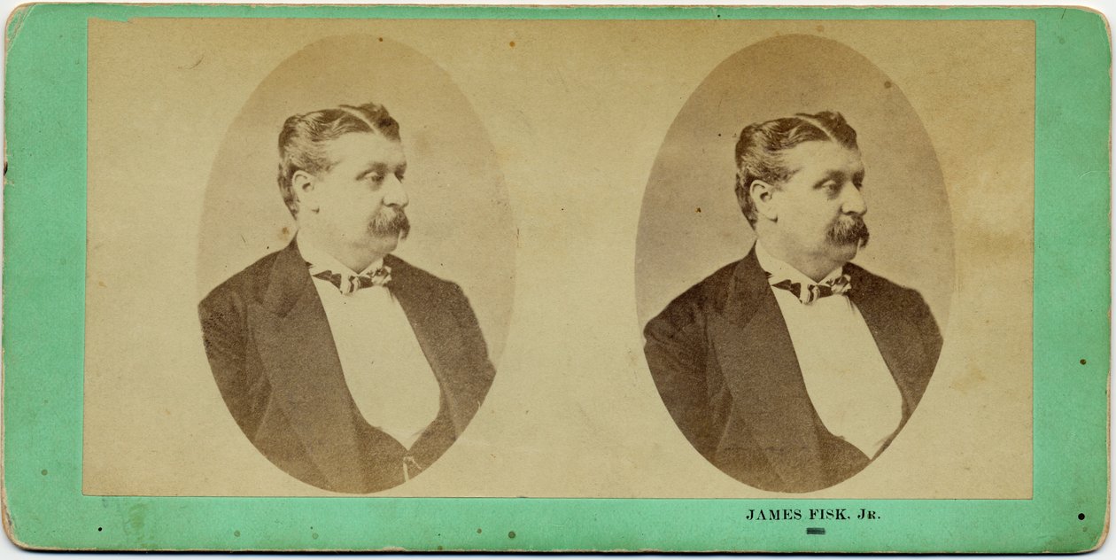 James Fisk (1834-72), American Financier (foto estéreo) de American Photographer