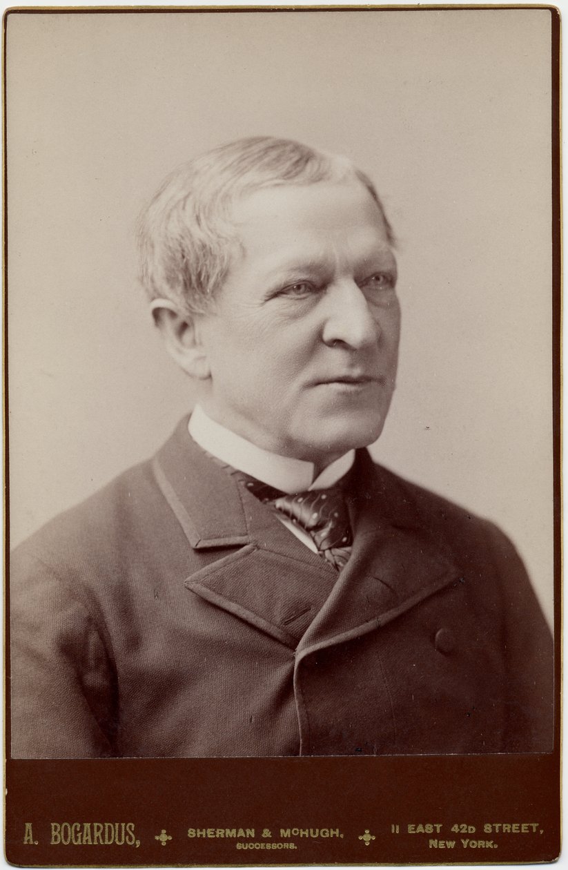 Levi Parsons Morton (1824-1920), 22º vice-presidente dos EUA; foto de A Bogardus, Nova York (albumen photo) de American Photographer