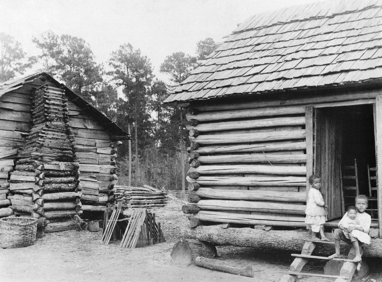 Cabanas de madeira em Thomasville, Flórida, c.1900 de American Photographer