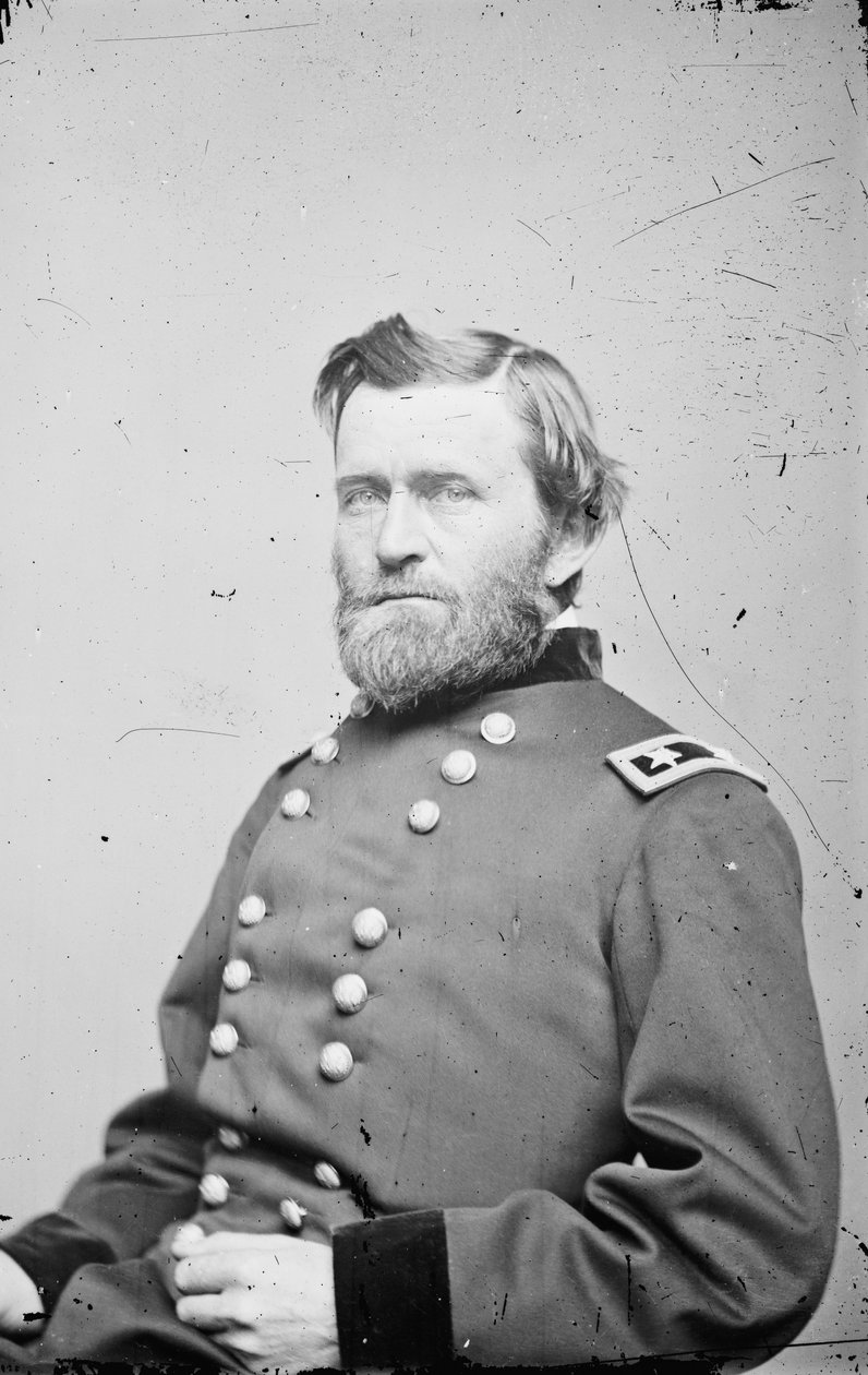 Major-General Ulysses S. Grant, oficial do Exército Federal, 1862-4 de American Photographer