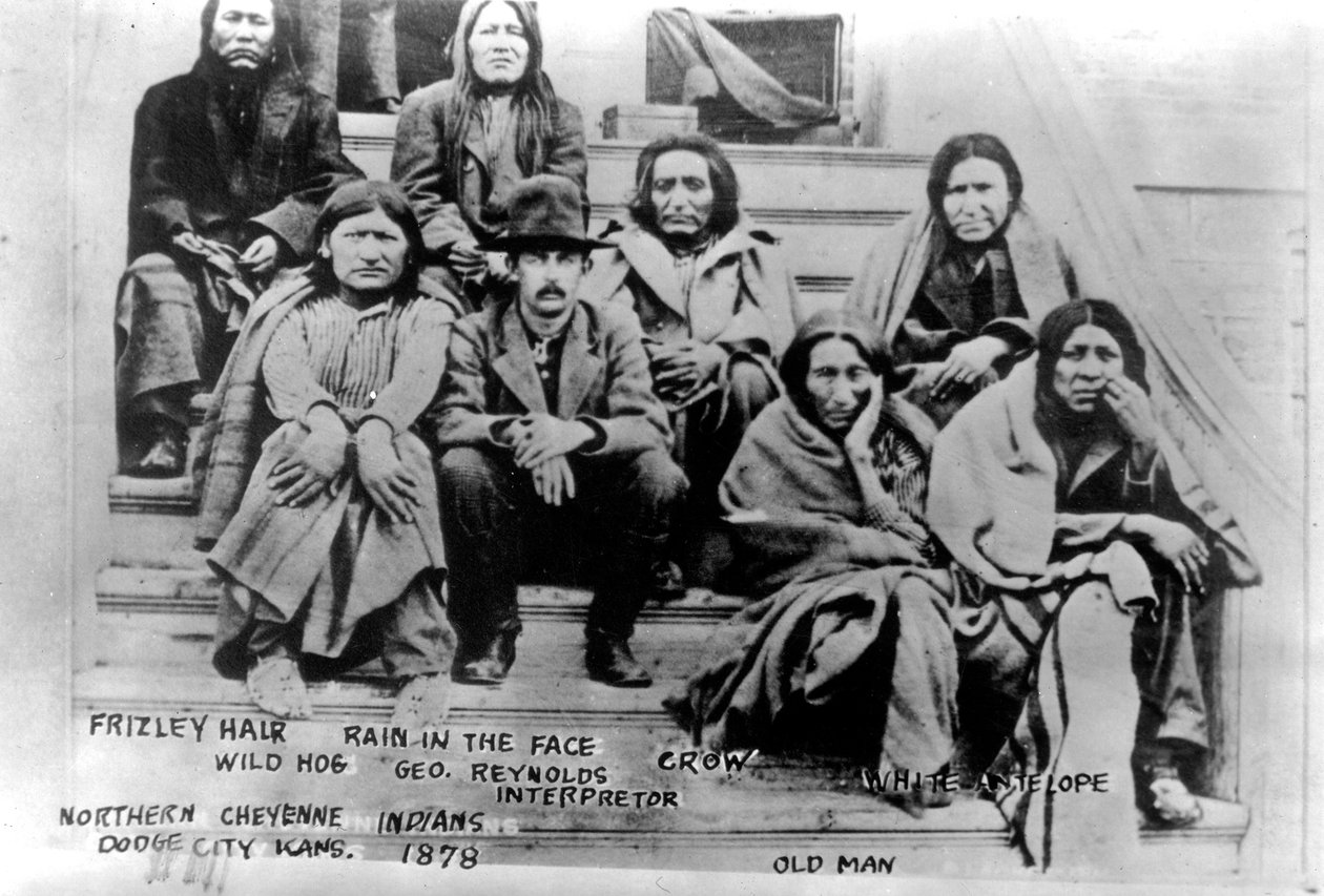 Índios Cheyenne do Norte, Dodge City, Kansas, 1878 de American Photographer