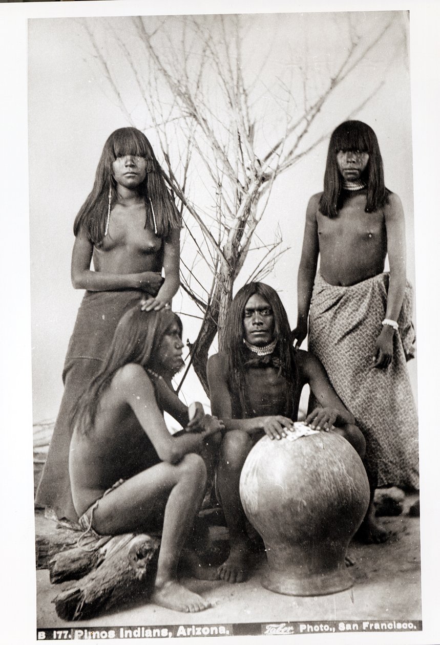 Índios pimos no Arizona de American Photographer