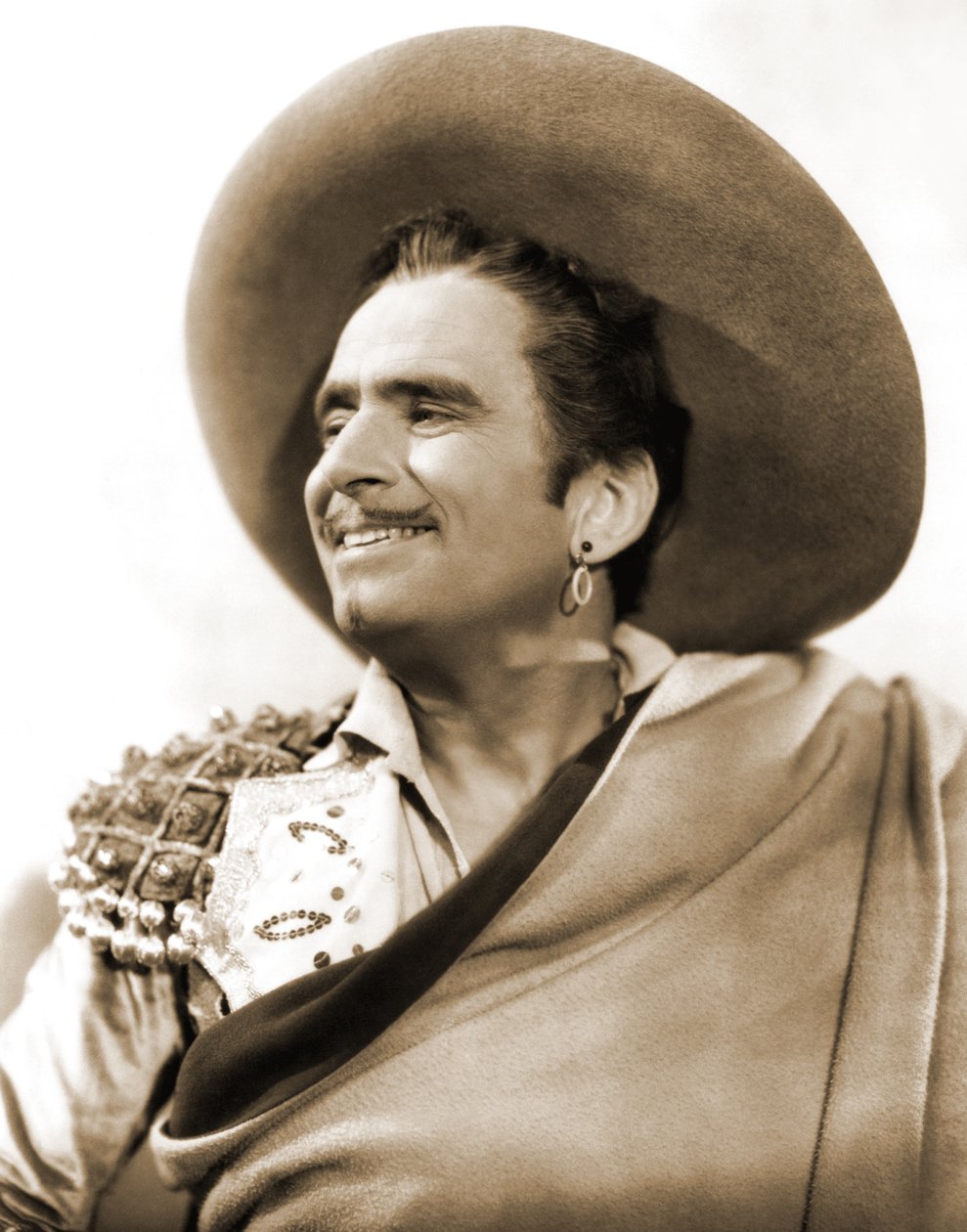 Retrato de Douglas Fairbanks Sr. filmando a vida privada de Don Juan 1934 de American Photographer