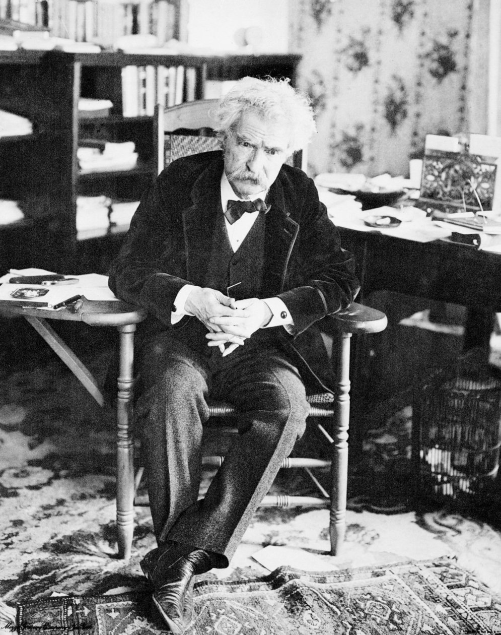 Retrato de Mark Twain (1835-1910) de American Photographer