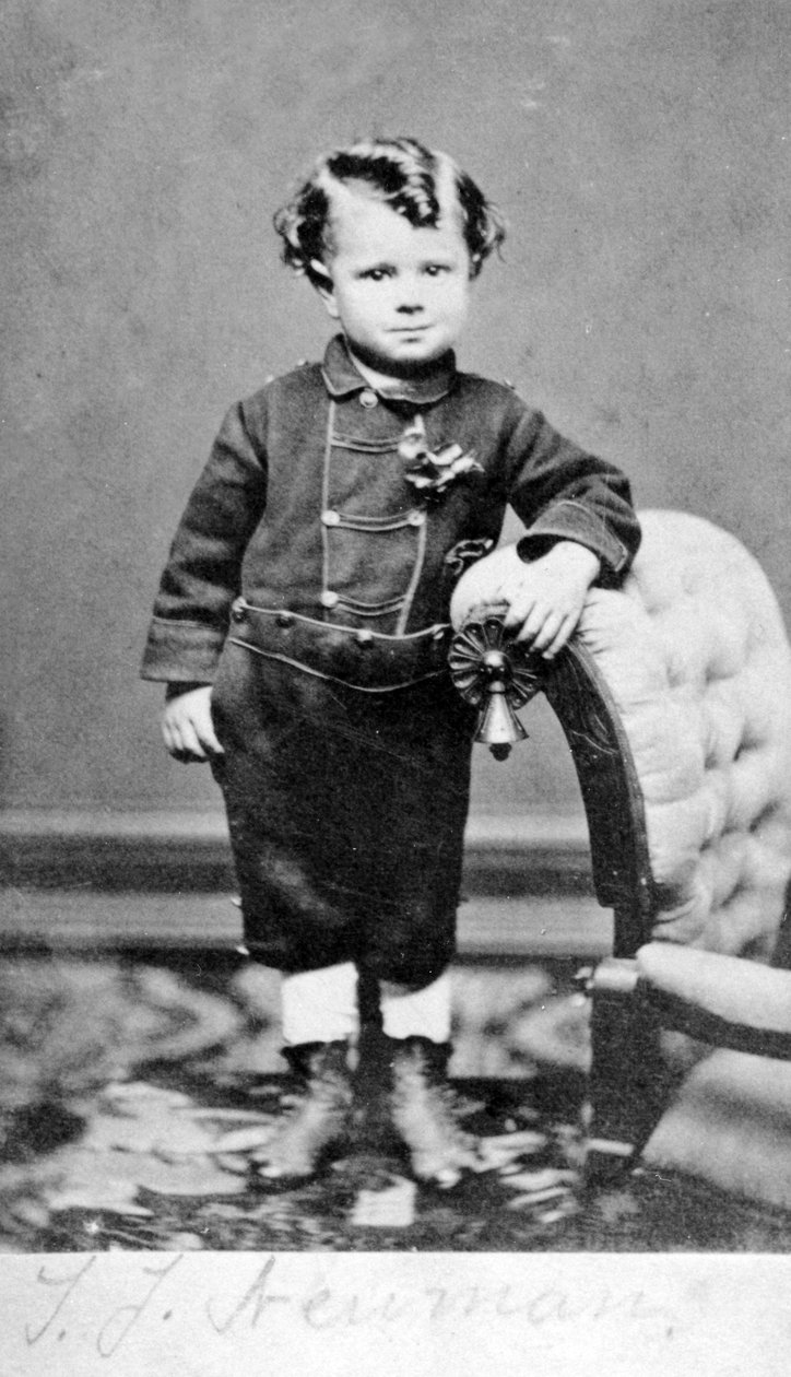 Retrato de um menino novo, c.1860 de American Photographer