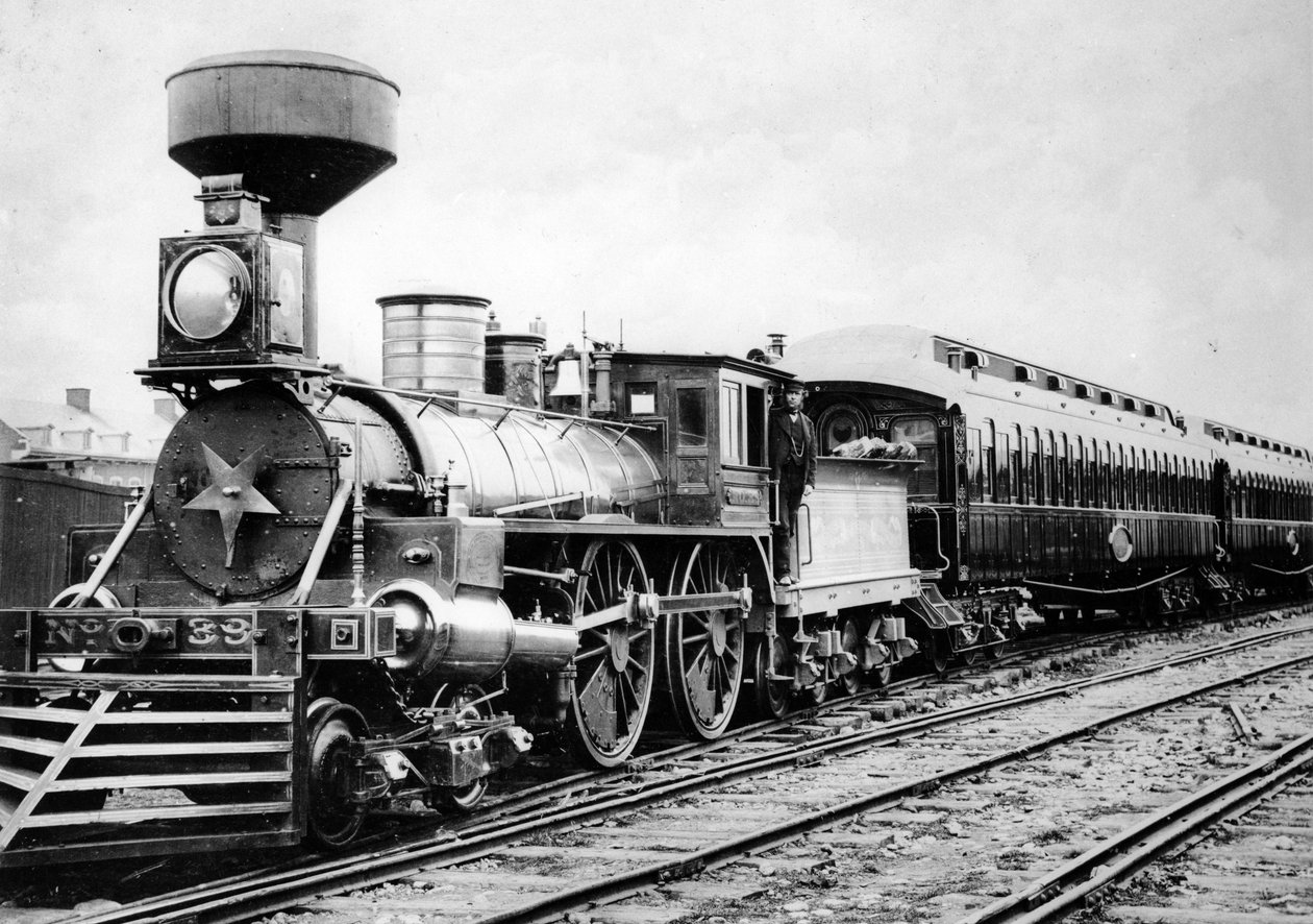 Locomotiva a Vapor, c.1875 de American Photographer
