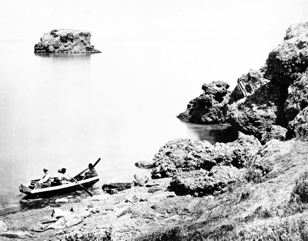 O Grande Lago Salgado, Utah, c.1870s de American Photographer