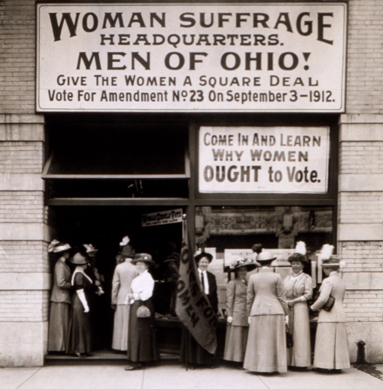 A sede do sufrágio da mulher de Ohio, 1912 de American Photographer