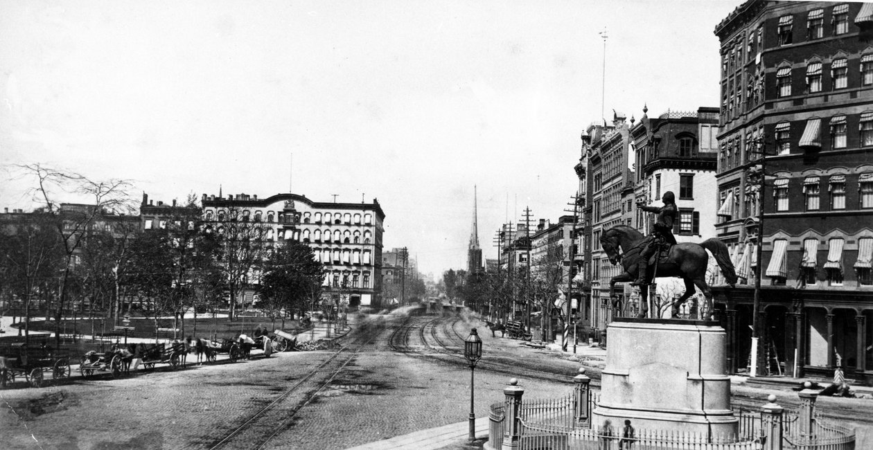 Union Square, Nova York, c.1870 de American Photographer