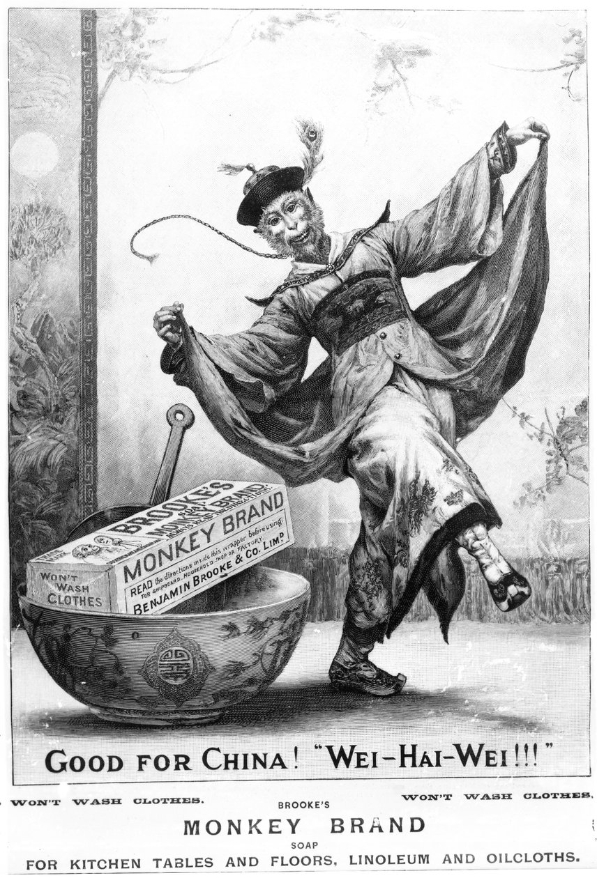 O anúncio para &39;Brooke&39;s Monkey Brand Soap&39;, 1898 de American School