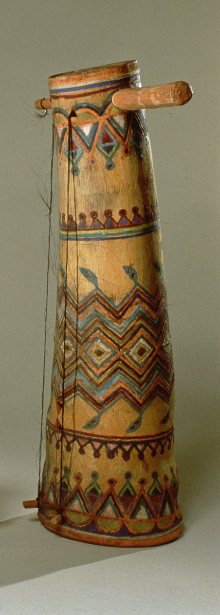 Apache Fiddle, do Arizona (madeira pintada) de American School