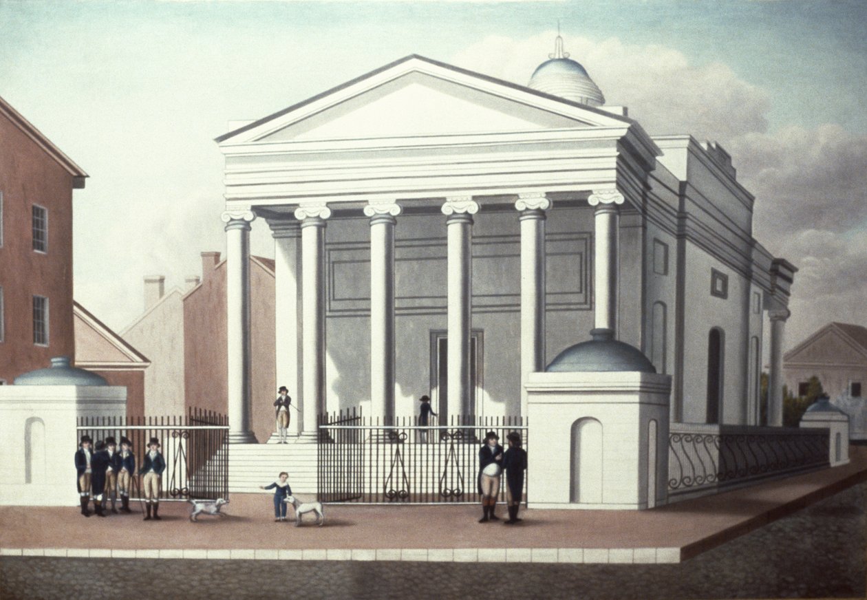 Banco da Pensilvânia, c.1804 de American School