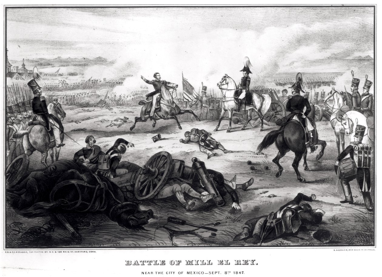 Batalha de Mill El Rey, perto da cidade do México, 8 de setembro de 1847 de American School