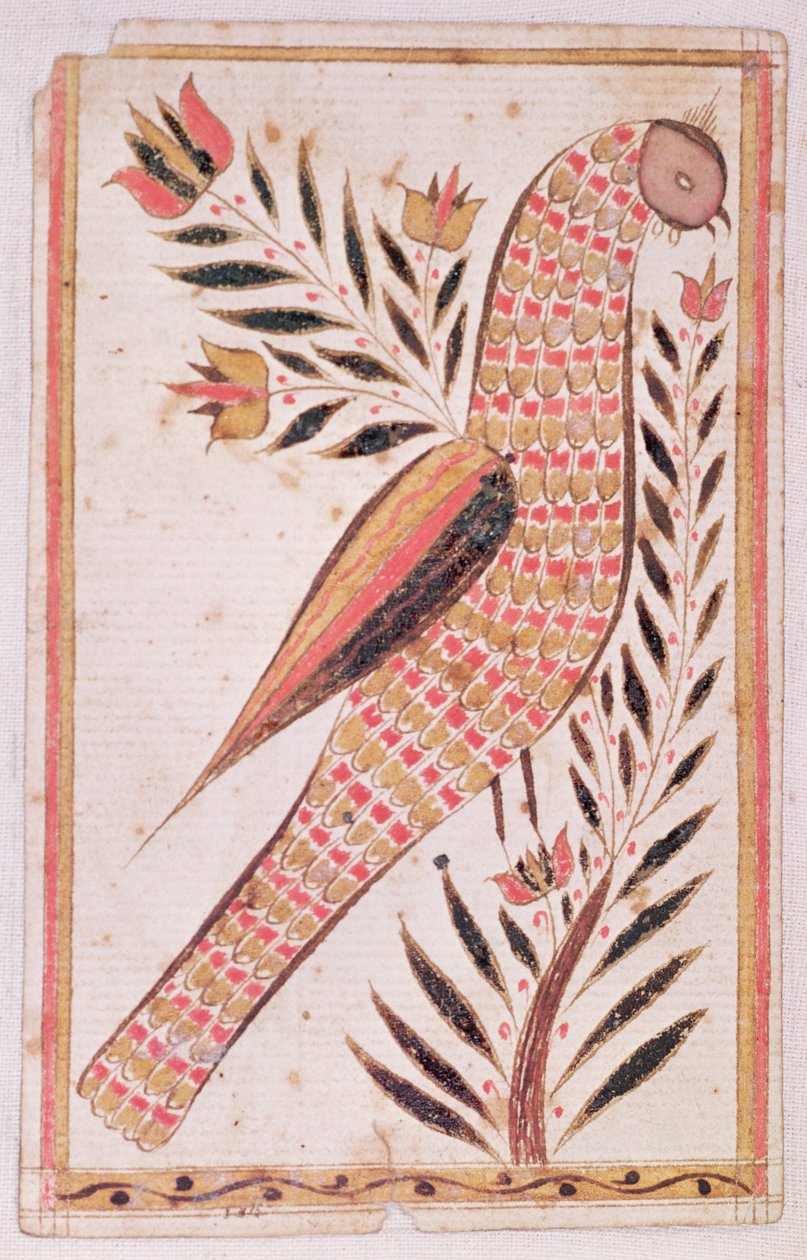 Bird (wc e guache no papel) de American School