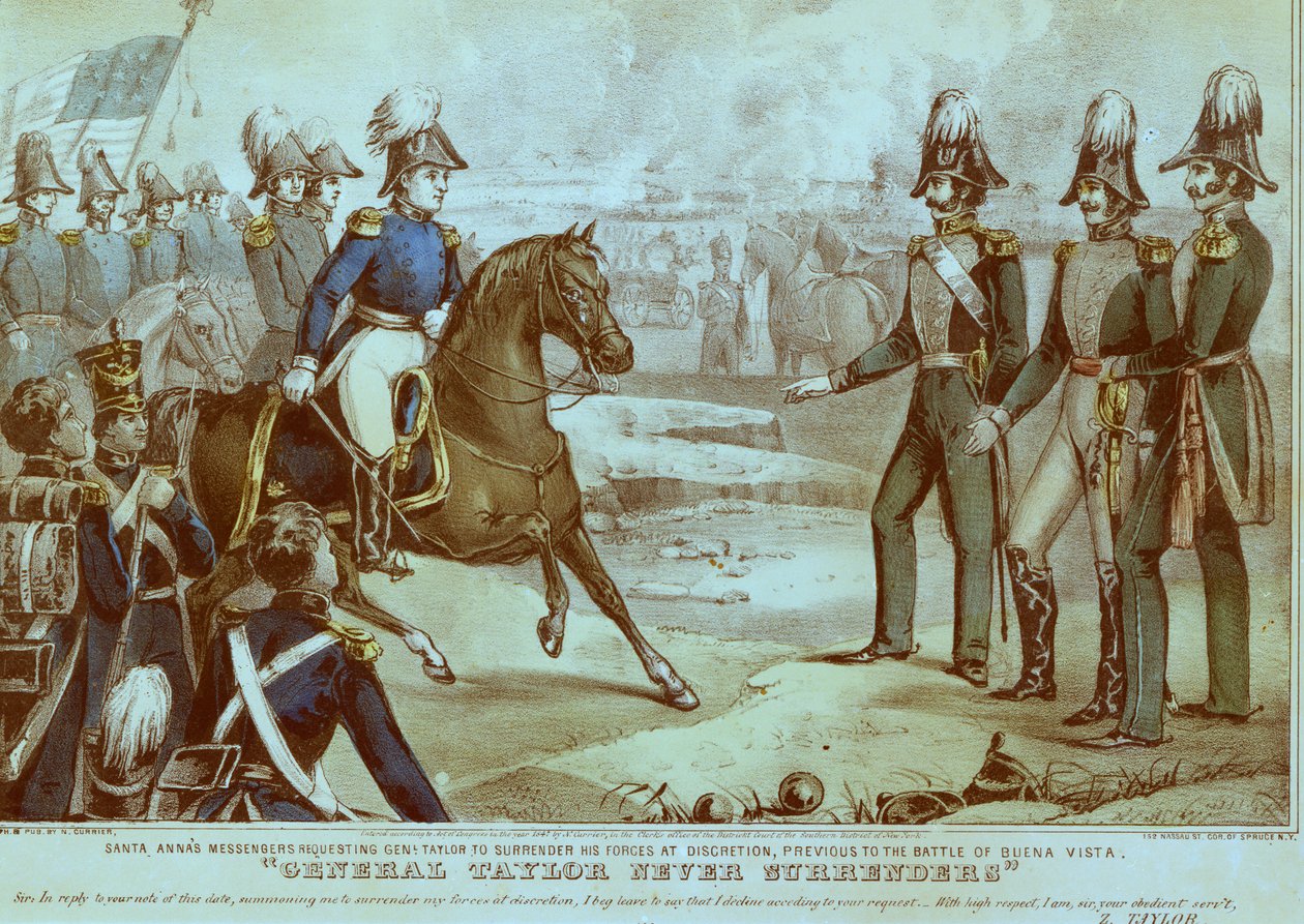 General Taylor nunca se rende, 1847 de American School