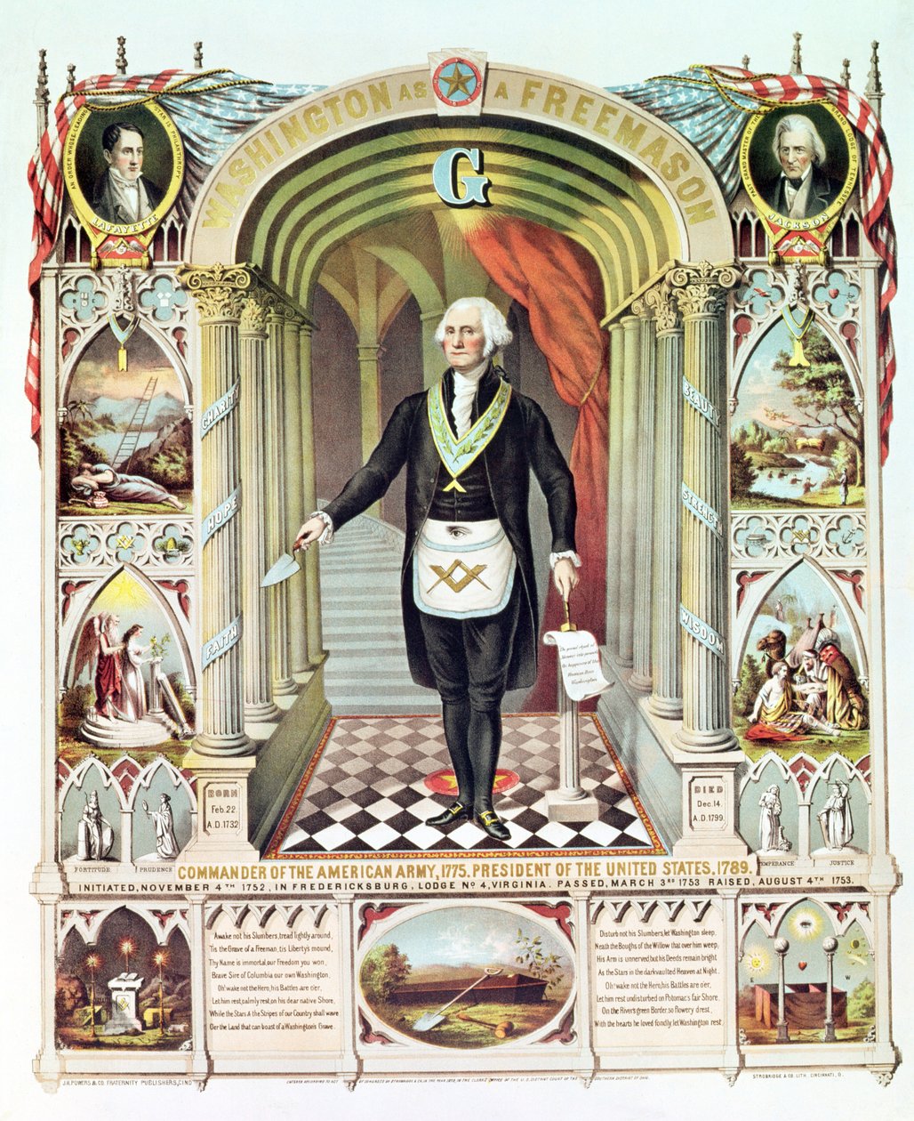 George Washington como maçom de American School