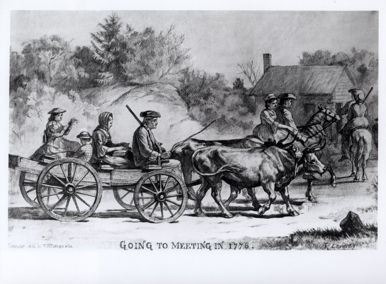 Indo para o encontro em 1776, 1876 de American School