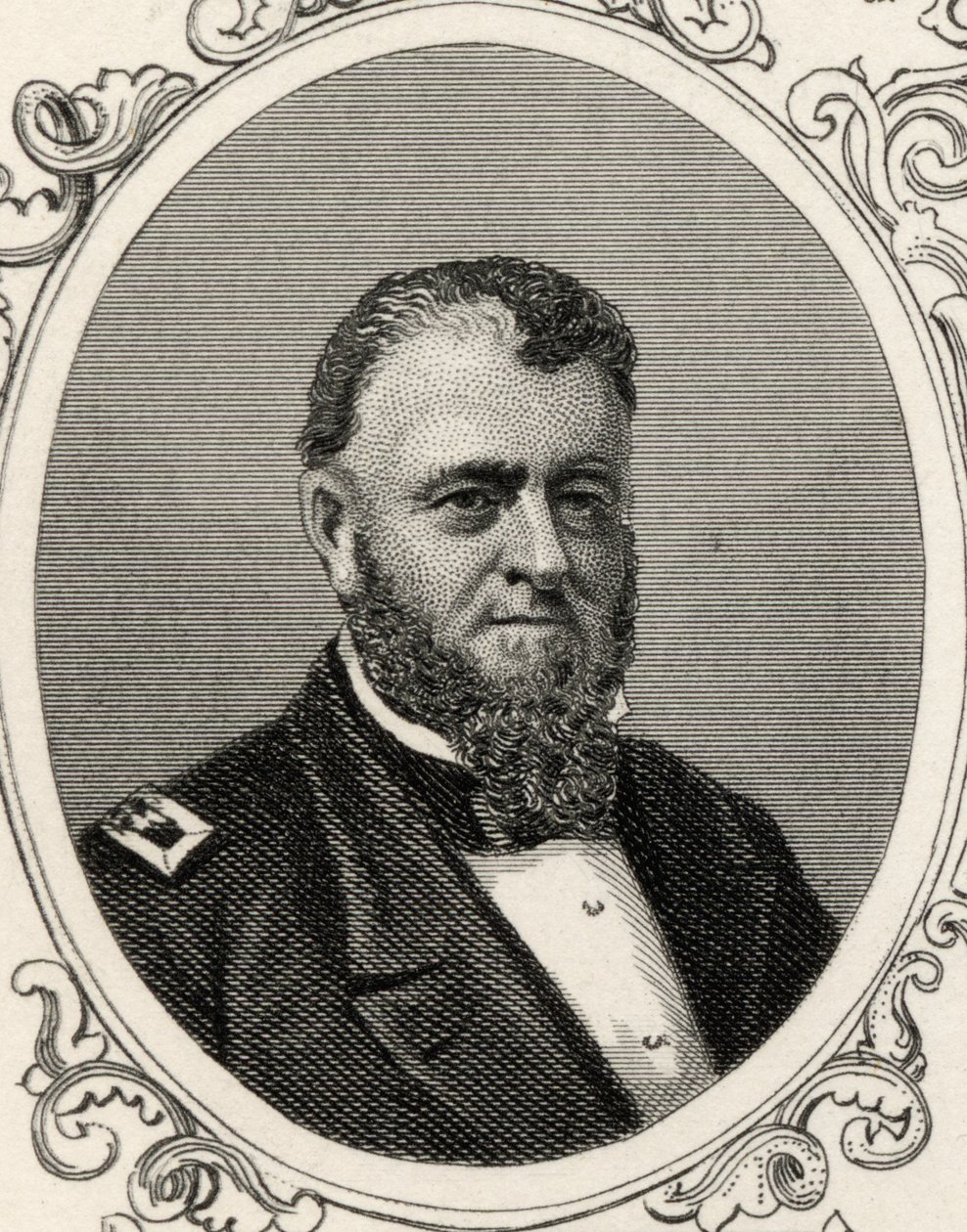 Retrato do Almirante Louis Malesherbes Goldsborough (1805-1877) de American School