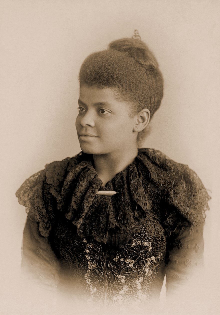 Retrato de Ida B. Wells Barnett, c.1893 de American School