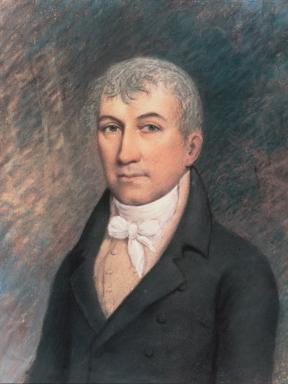 Retrato de James Monroe (1758-1831) (pastel sobre papel) de American School