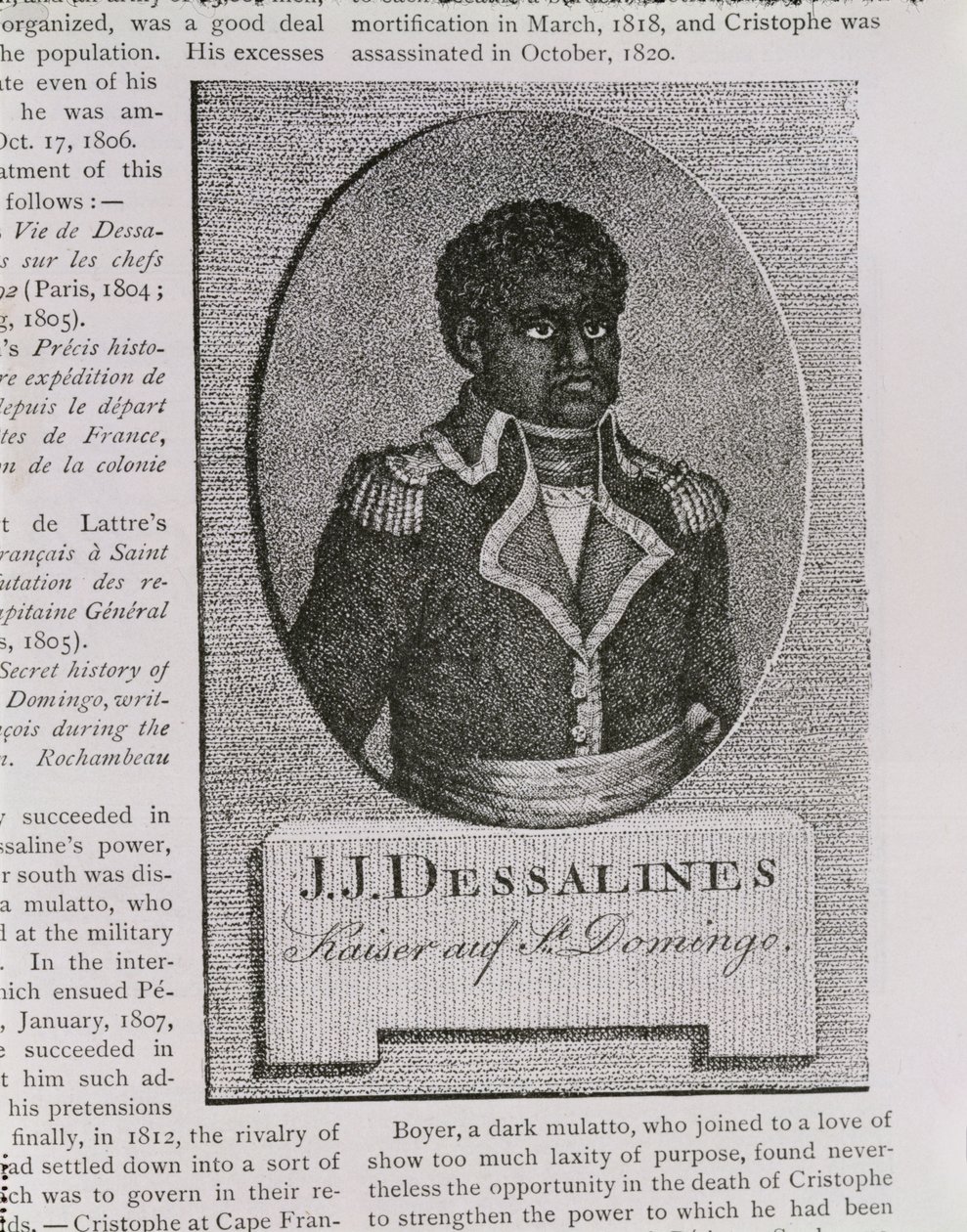 Retrato de Jean-Jacques Dessalines (c.1758-1806) de American School
