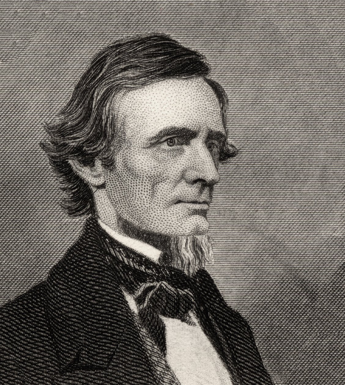 Retrato de Jefferson Davis (1808-1889) de American School