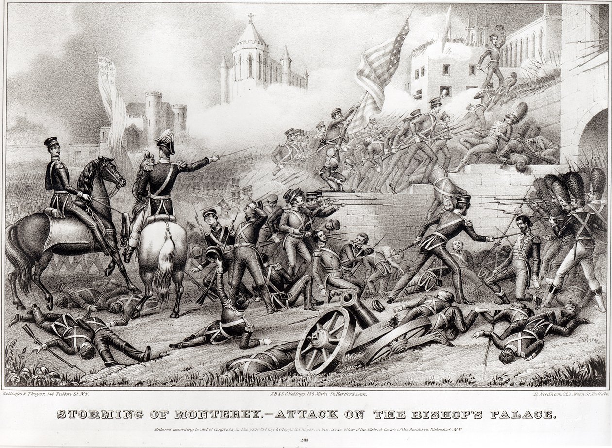 Ataque de Monterey. Ataque ao Palácio do Bispo em 1846, 1847 de American School
