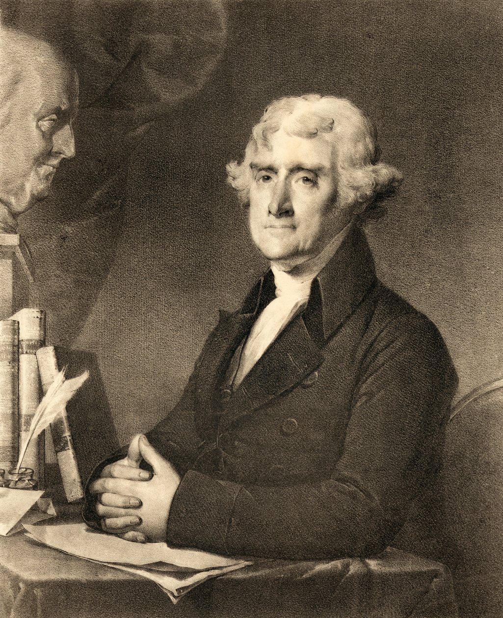 Thomas Jefferson, de uma gravura do século XIX de American School