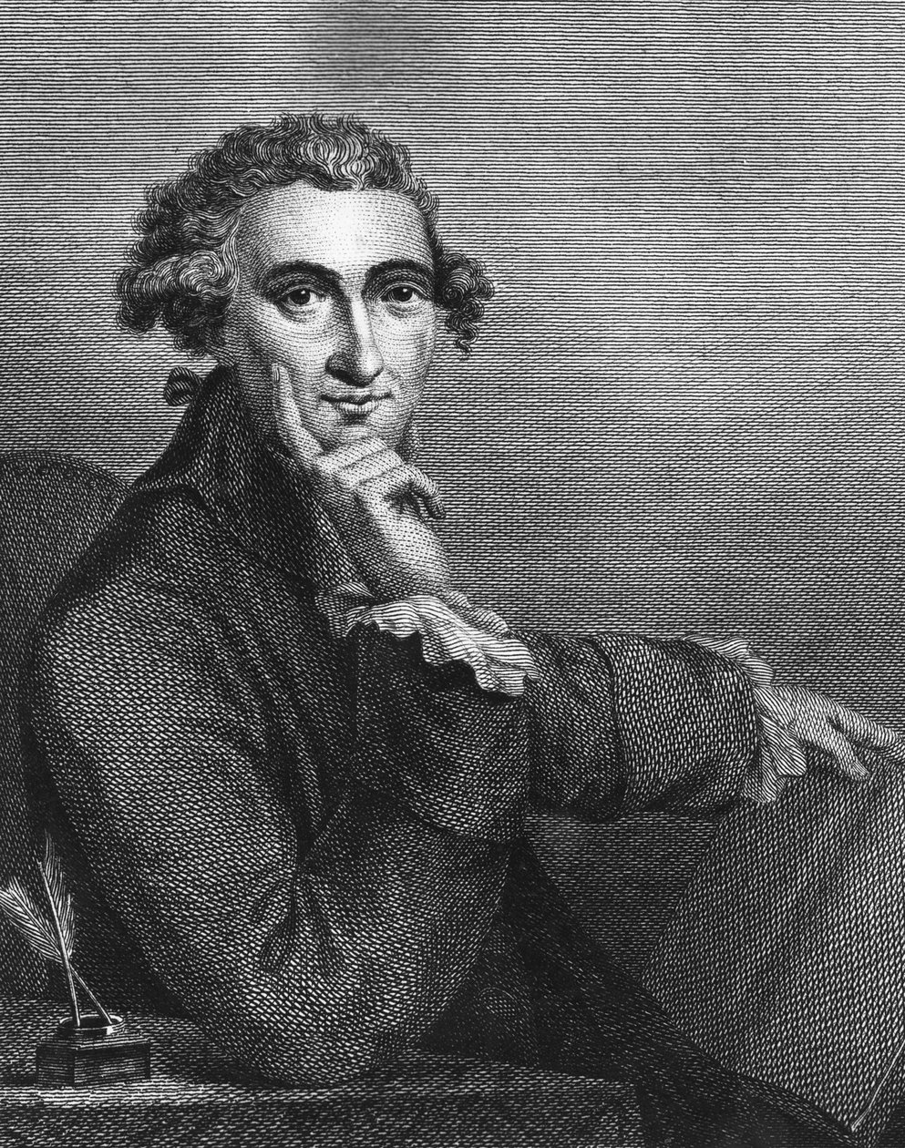 Thomas Paine, gravado por William Angus, 1791 de American School