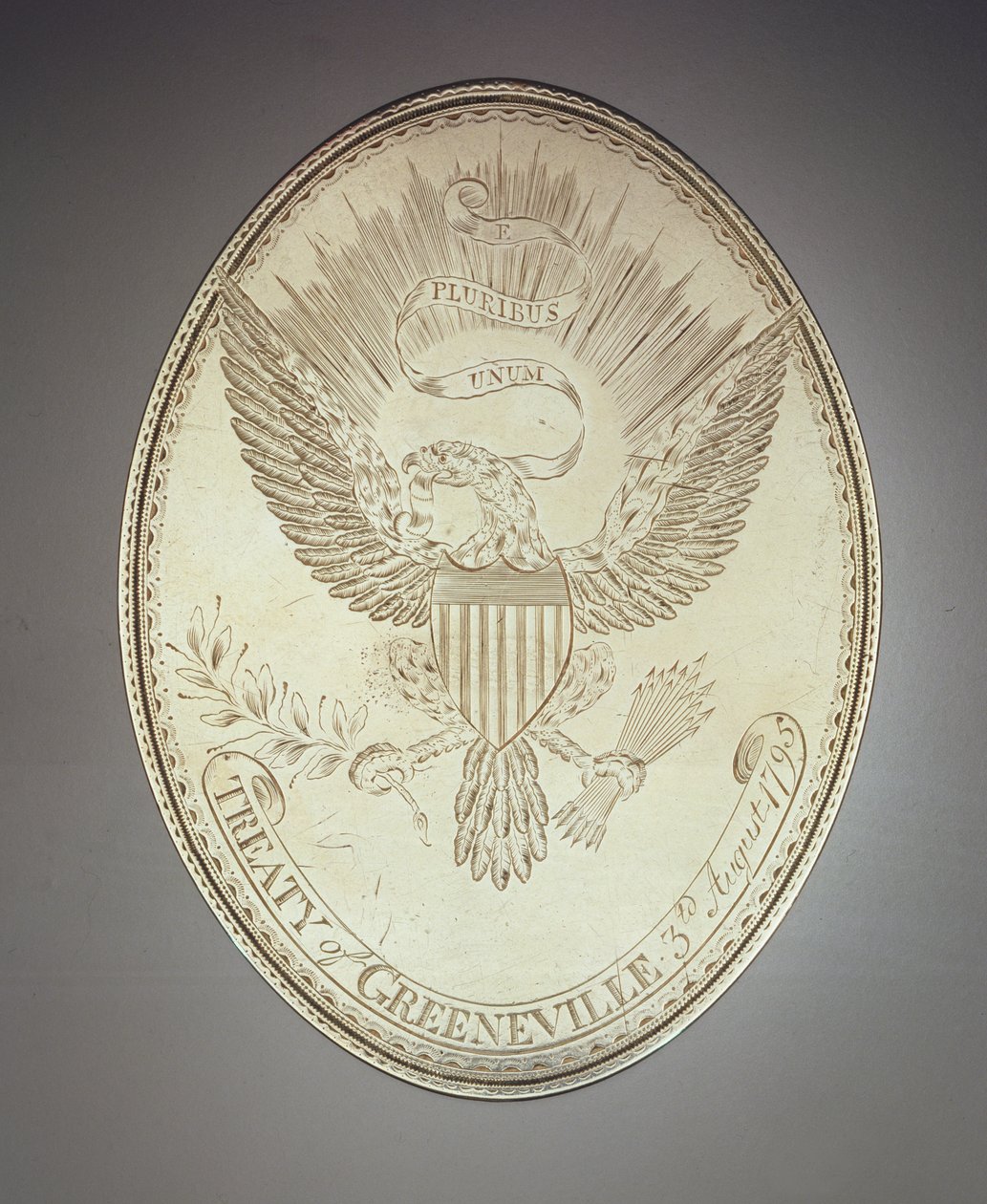 Medalha de Paz do Tratado de Greeneville, 1795 de American School
