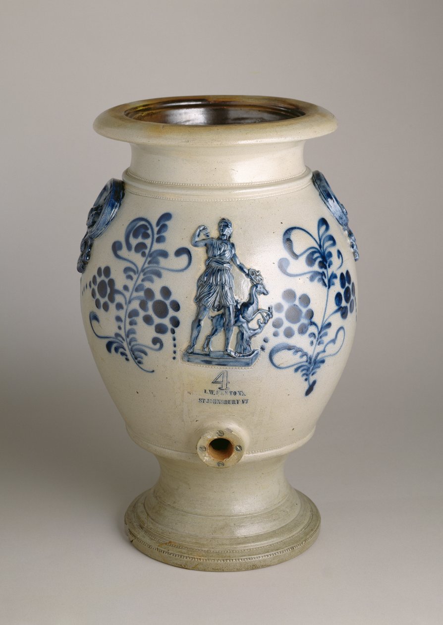 Refrigerador de Água, c.1850 (cerâmica) de American School