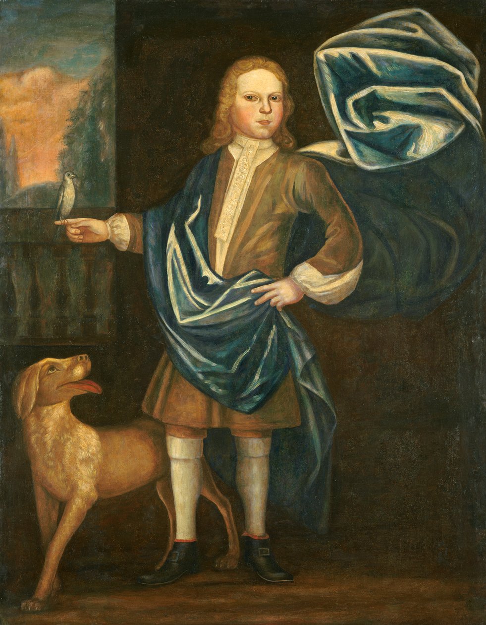 Rapaz da família Beekman de American 18th Century