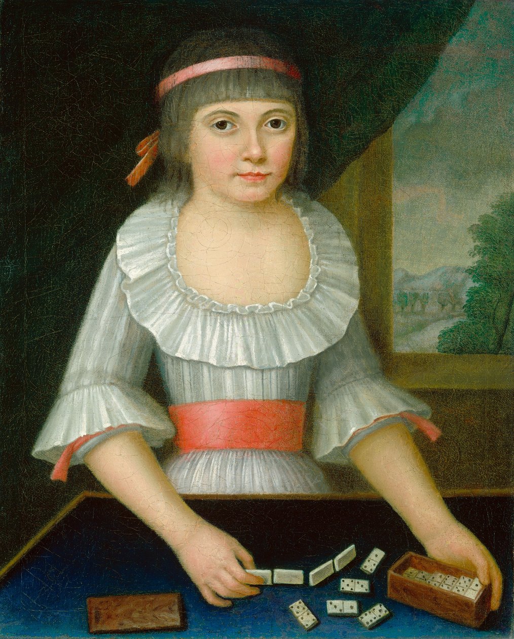 A Garota Dominó de American 18th Century