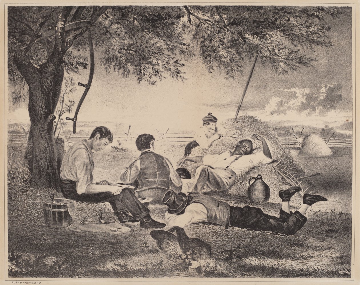 Tarde do Fazendeiro de American 19th Century
