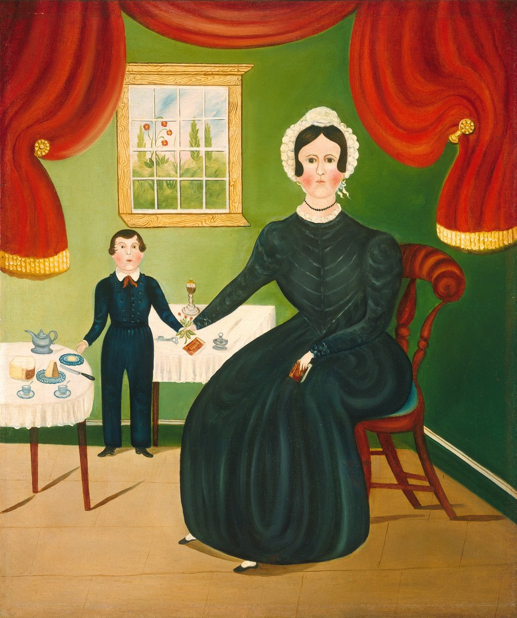 Cena Interior de American 19th Century